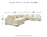 Lindyn Sectional with Chaise - Home Furniture And More (Brentwood, MD)