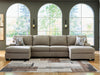 Newellen Sectional with Double Chaise - Home Furniture And More (Brentwood, MD)