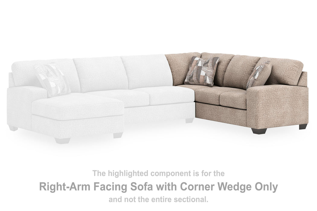 Newellen Sectional with Chaise - Home Furniture And More (Brentwood, MD)