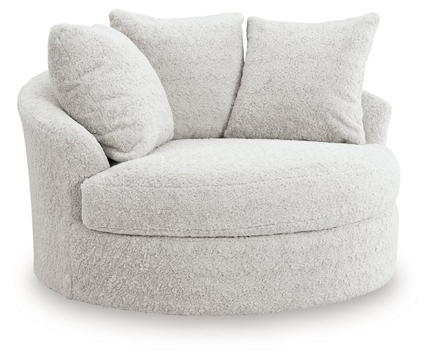 Cuddle Plush Oversized Swivel Accent Chair - Home Furniture And More (Brentwood, MD)