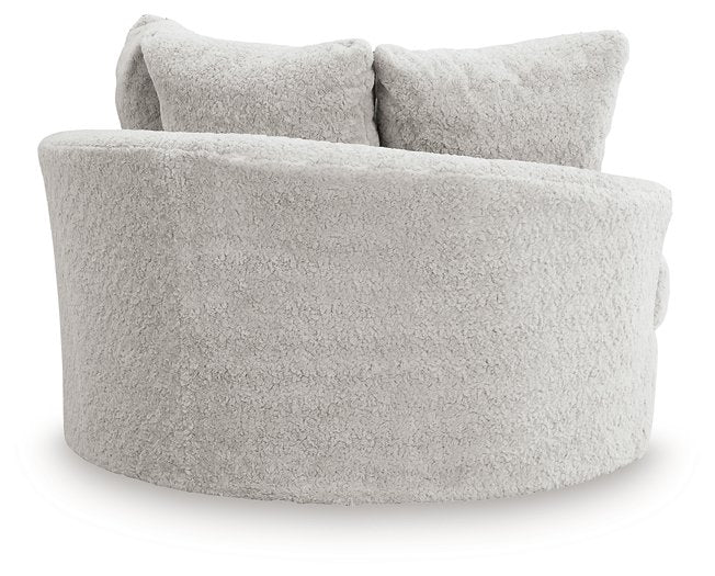 Cuddle Plush Oversized Swivel Accent Chair - Home Furniture And More (Brentwood, MD)