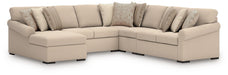 LadyMae Sectional with Chaise - Home Furniture And More (Brentwood, MD)