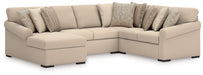 LadyMae Sectional with Chaise - Home Furniture And More (Brentwood, MD)