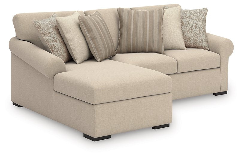 LadyMae Sectional with Chaise - Home Furniture And More (Brentwood, MD)