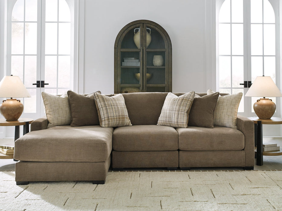 Camellia-Court Sectional with Chaise - Home Furniture And More (Brentwood, MD)