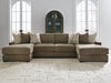 Camellia-Court Double Chaise Sectional - Home Furniture And More (Brentwood, MD)
