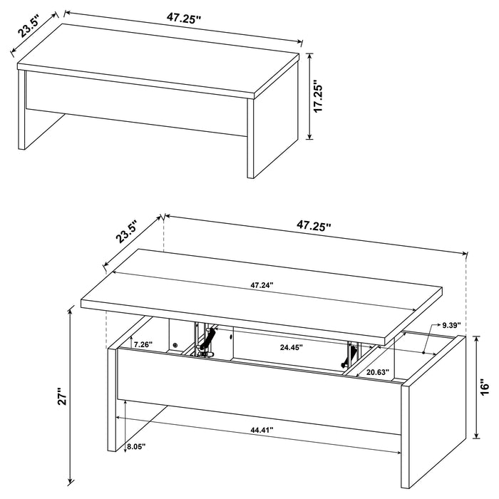 Canoga Lift-Top Coffee Table