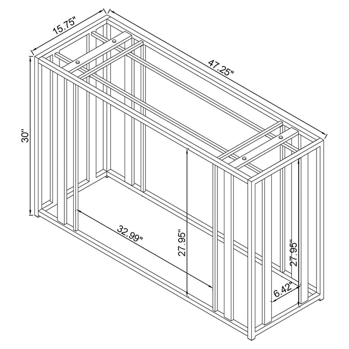 Adri Console Table - Home Furniture And More (Brentwood, MD)