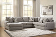 Lindon Sectional with Chaise - Home Furniture And More (Brentwood, MD)