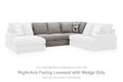 Lindon Sectional with Chaise - Home Furniture And More (Brentwood, MD)