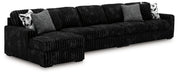 Midnight-Madness Sectional with Chaise - Home Furniture And More (Brentwood, MD)