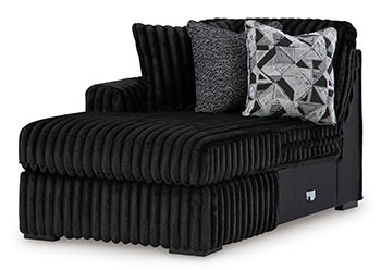 Midnight-Madness Sectional with Chaise - Home Furniture And More (Brentwood, MD)