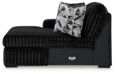 Midnight-Madness Super Chaise - Home Furniture And More (Brentwood, MD)