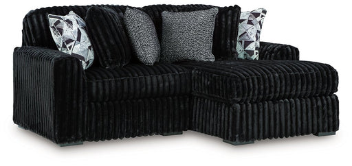 Midnight-Madness Sectional with Chaise - Home Furniture And More (Brentwood, MD)