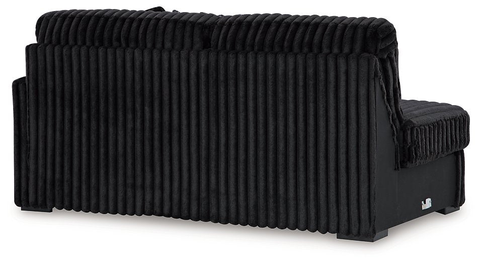 Midnight-Madness Sectional with Chaise - Home Furniture And More (Brentwood, MD)