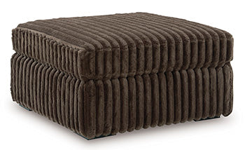 Midnight-Madness Oversized Accent Ottoman - Home Furniture And More (Brentwood, MD)