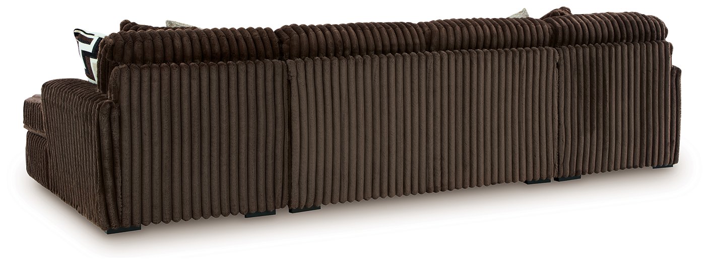 Midnight-Madness Sectional with Chaise - Home Furniture And More (Brentwood, MD)