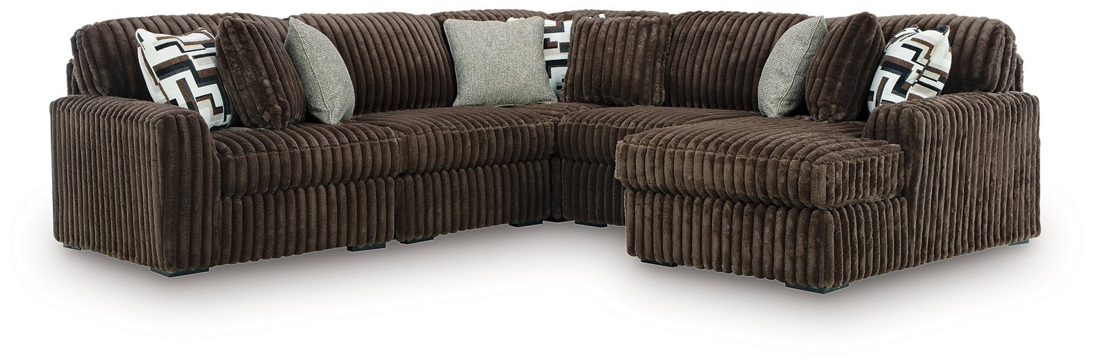 Midnight-Madness Sectional with Chaise - Home Furniture And More (Brentwood, MD)