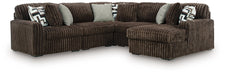 Midnight-Madness Sectional with Chaise - Home Furniture And More (Brentwood, MD)