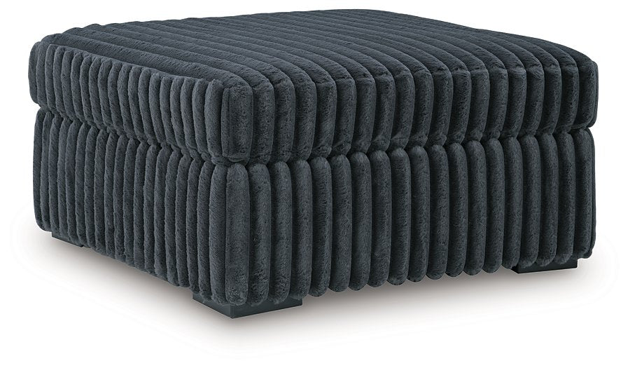 Midnight-Madness Oversized Accent Ottoman - Home Furniture And More (Brentwood, MD)