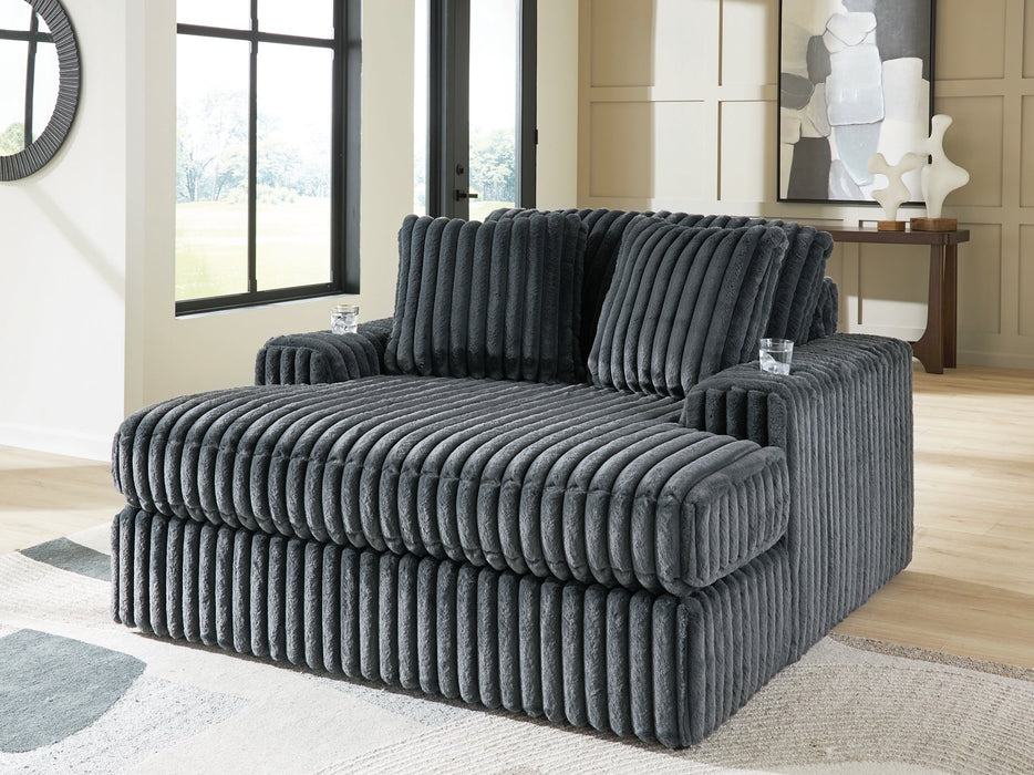 Midnight-Madness Oversized Chaise - Home Furniture And More (Brentwood, MD)