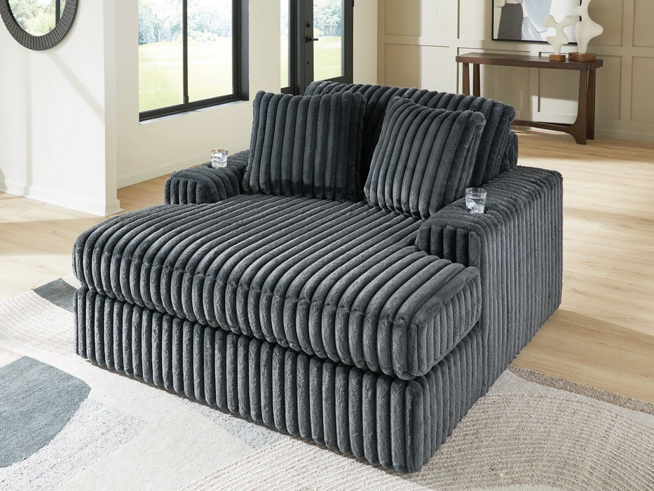 Midnight-Madness Oversized Chaise - Home Furniture And More (Brentwood, MD)