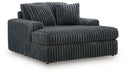 Midnight-Madness Oversized Chaise - Home Furniture And More (Brentwood, MD)