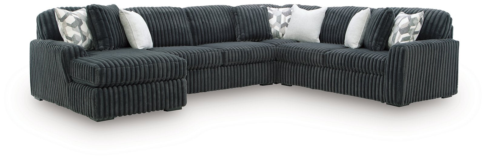 Midnight-Madness Sectional with Chaise - Home Furniture And More (Brentwood, MD)
