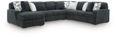 Midnight-Madness Sectional with Chaise - Home Furniture And More (Brentwood, MD)