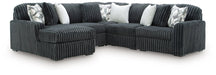 Midnight-Madness Sectional with Chaise - Home Furniture And More (Brentwood, MD)