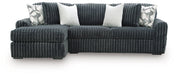 Midnight-Madness Sectional Sofa with Chaise - Home Furniture And More (Brentwood, MD)