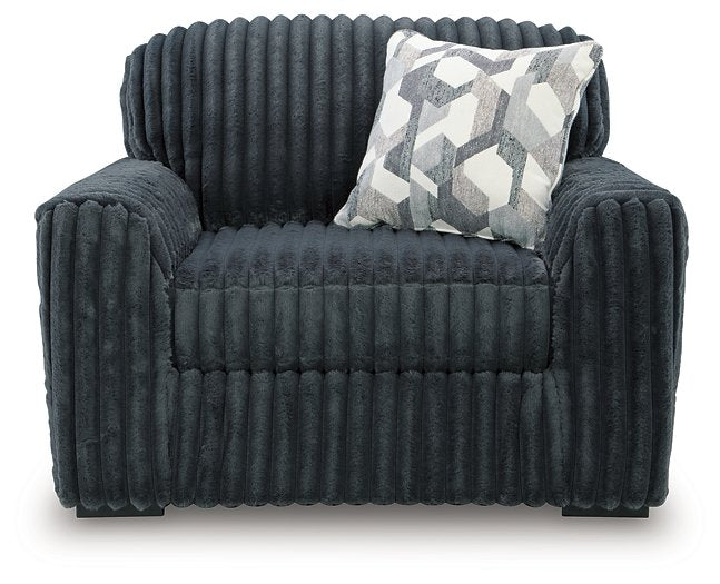 Midnight-Madness Oversized Chair - Home Furniture And More (Brentwood, MD)