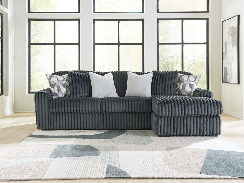 Midnight-Madness Sectional Sofa with Chaise - Home Furniture And More (Brentwood, MD)