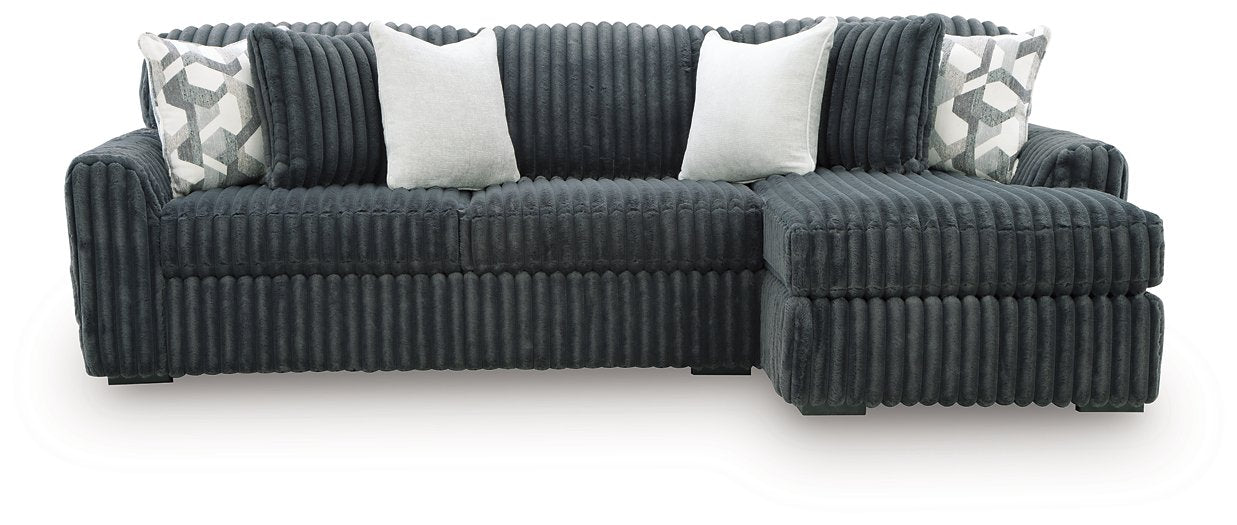 Midnight-Madness Sectional Sofa with Chaise - Home Furniture And More (Brentwood, MD)