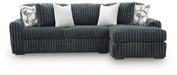 Midnight-Madness Sectional Sofa with Chaise - Home Furniture And More (Brentwood, MD)