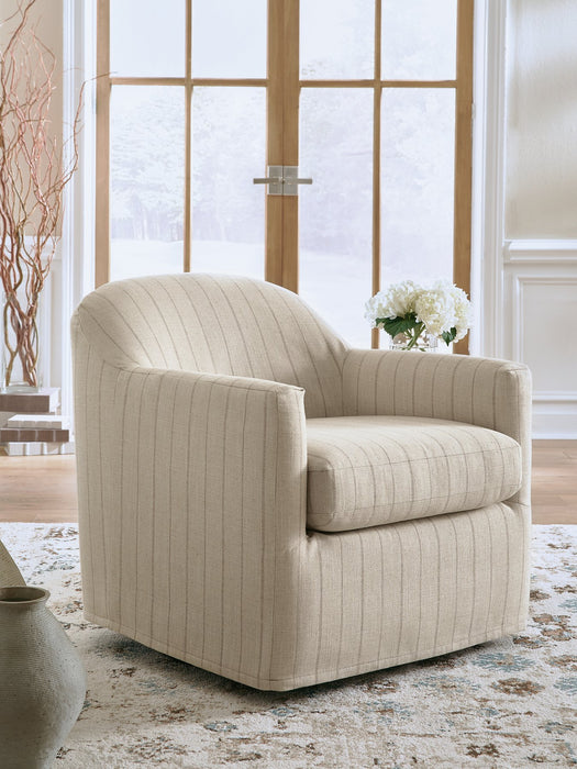 Valwick Swivel Accent Chair - Home Furniture And More (Brentwood, MD)