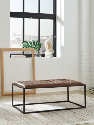 Junsor Coffee Table Ottoman - Home Furniture And More (Brentwood, MD)