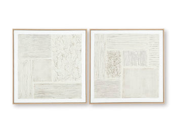 Andorfield Wall Art (Set of 2) - Home Furniture And More (Brentwood, MD)