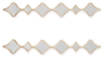 Harriswood Accent Mirror Set (Set of 2) - Home Furniture And More (Brentwood, MD)