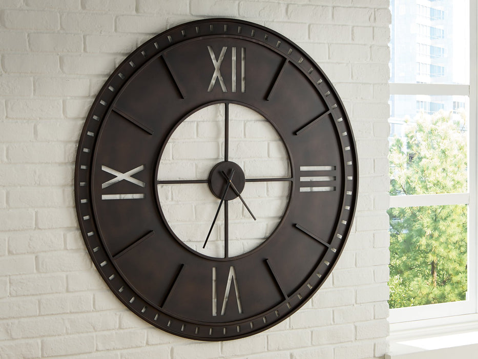 Lytle Wall Clock - Home Furniture And More (Brentwood, MD)