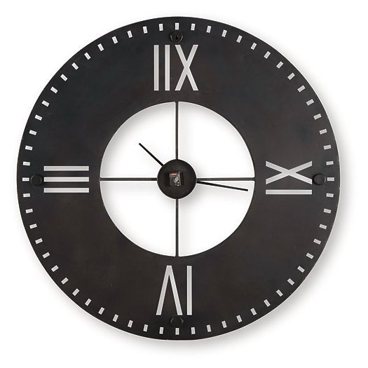 Lytle Wall Clock - Home Furniture And More (Brentwood, MD)