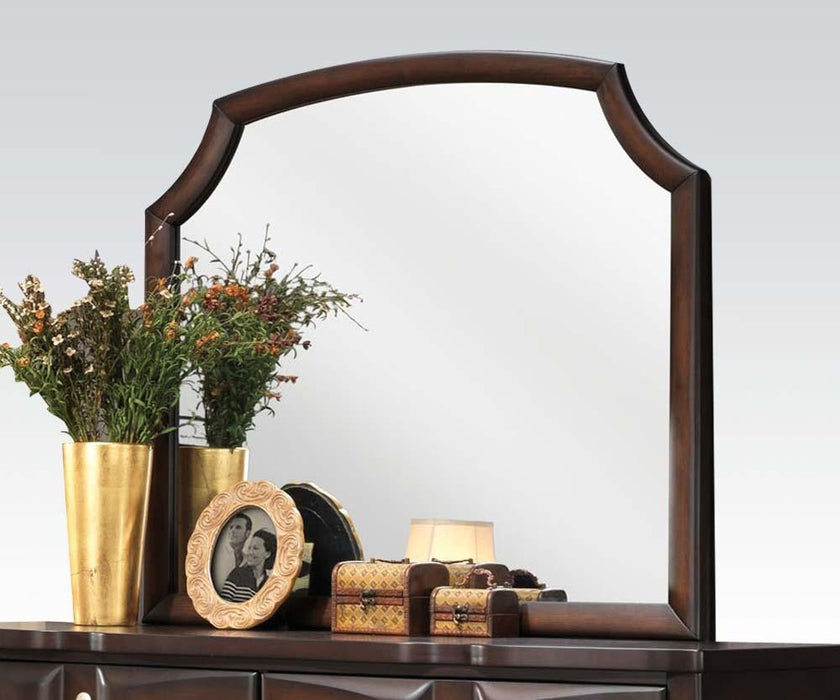 Acme Lancaster Landscape Mirror in Espresso 24574