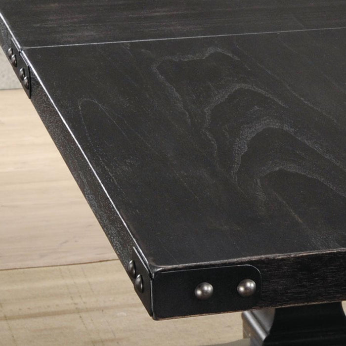 Morland Vintage Black Dining Table