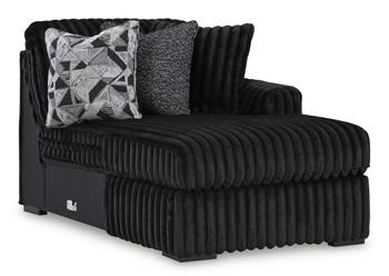 Midnight-Madness Sectional with Chaise - Home Furniture And More (Brentwood, MD)