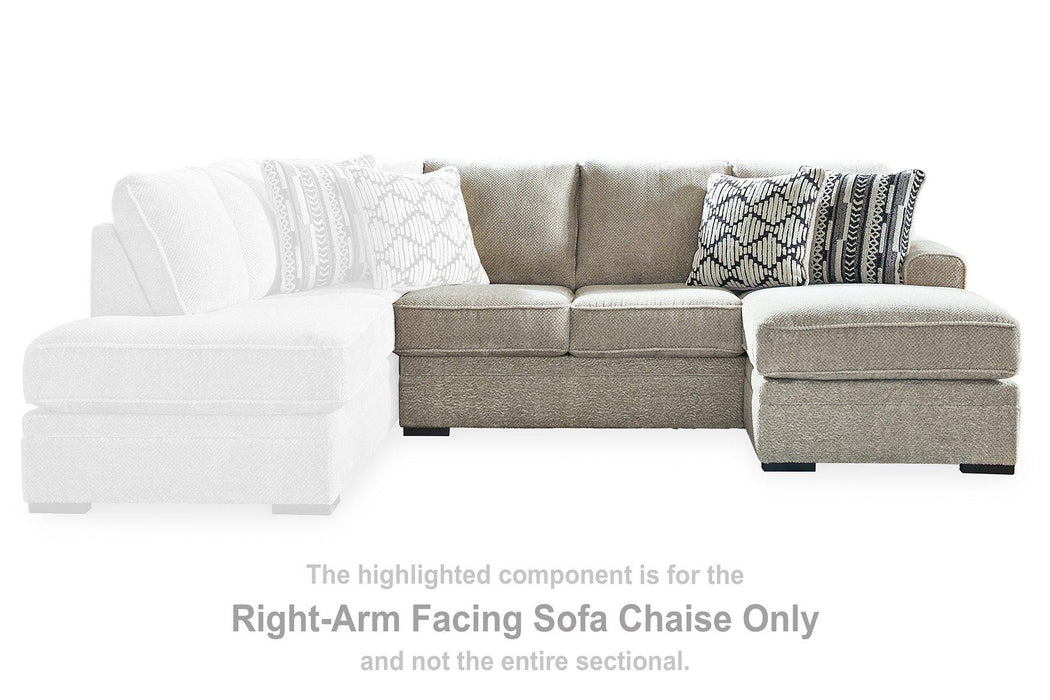 Calnita Sectional with Chaise - Home Furniture And More (Brentwood, MD)