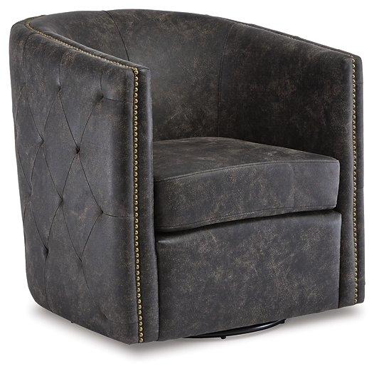Brentlow Swivel Accent Chair - Home Furniture And More (Brentwood, MD)