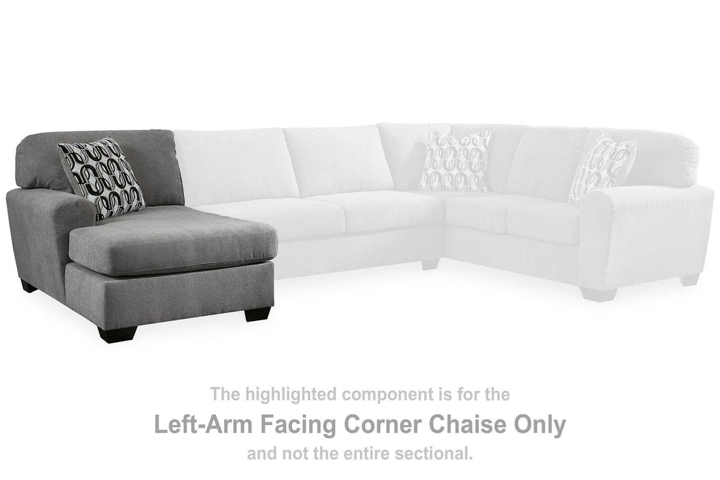 Birkdale Court Sectional with Chaise - Home Furniture And More (Brentwood, MD)