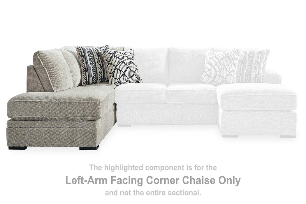 Calnita Sectional with Chaise - Home Furniture And More (Brentwood, MD)