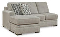 Calnita Sectional with Chaise - Home Furniture And More (Brentwood, MD)
