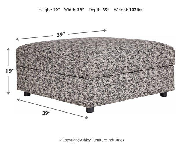 Kellway Ottoman With Storage - Home Furniture And More (Brentwood, MD)
